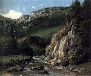 Gustave Courbet, Stream in the Jura Mountains